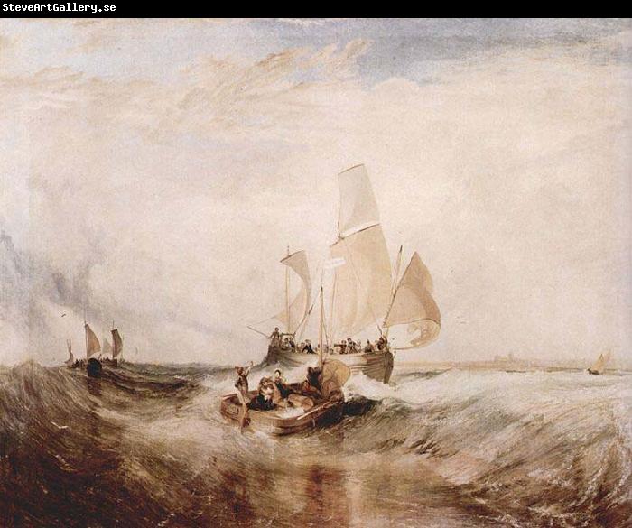 Joseph Mallord William Turner Jetzt fur den Maler, Passagiere gehen an Bord